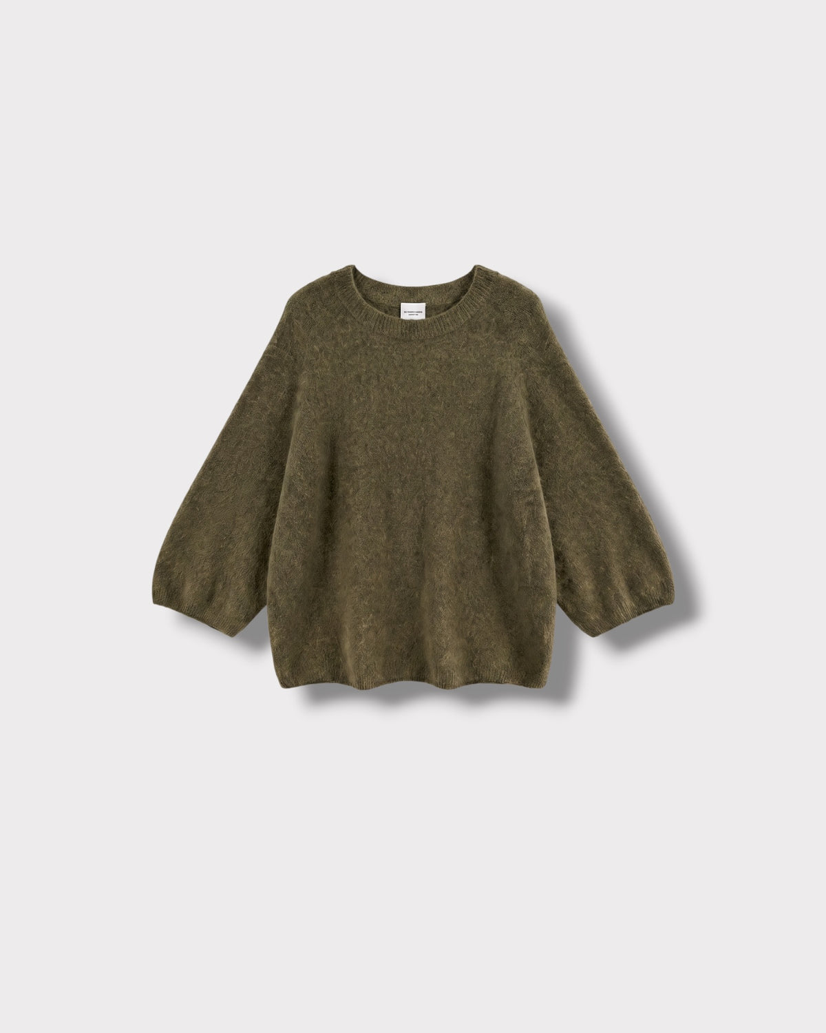 Pull Paco Kaki hunter — vue à plat