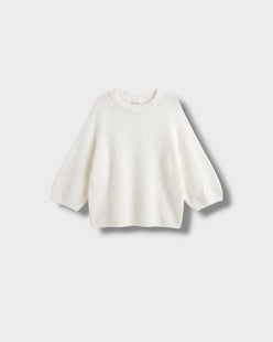 Pull Paco Écru antique — vue à plat