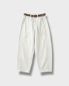 Pantalon Barrel Toile