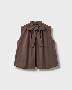 Blouse Babe unie sans manche
