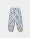 Pantalon barrel à pois