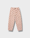 Pantalon barrel à pois