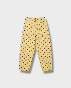Pantalon barrel à pois