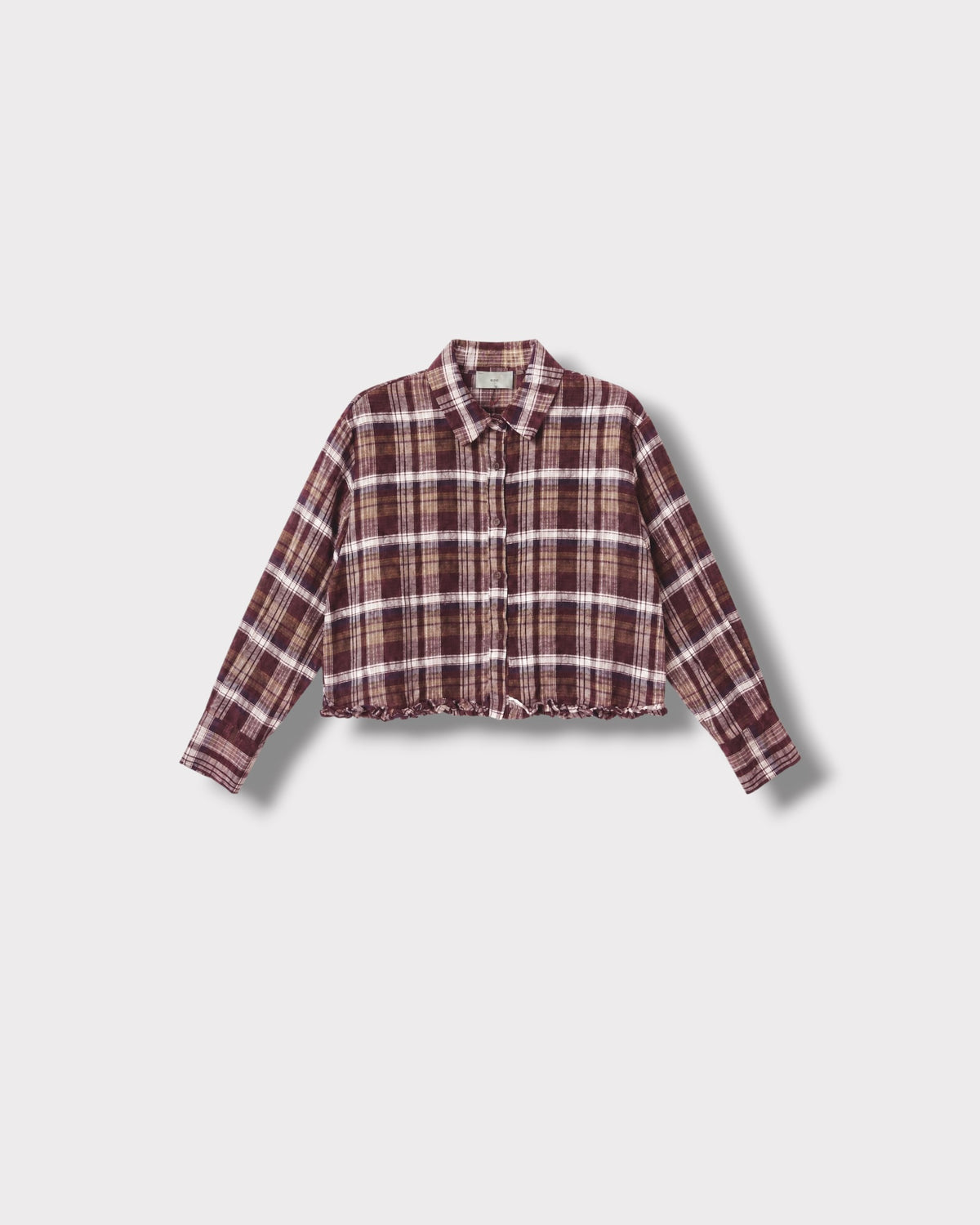 Chemise Adèle Bordeaux grenata, vue de face