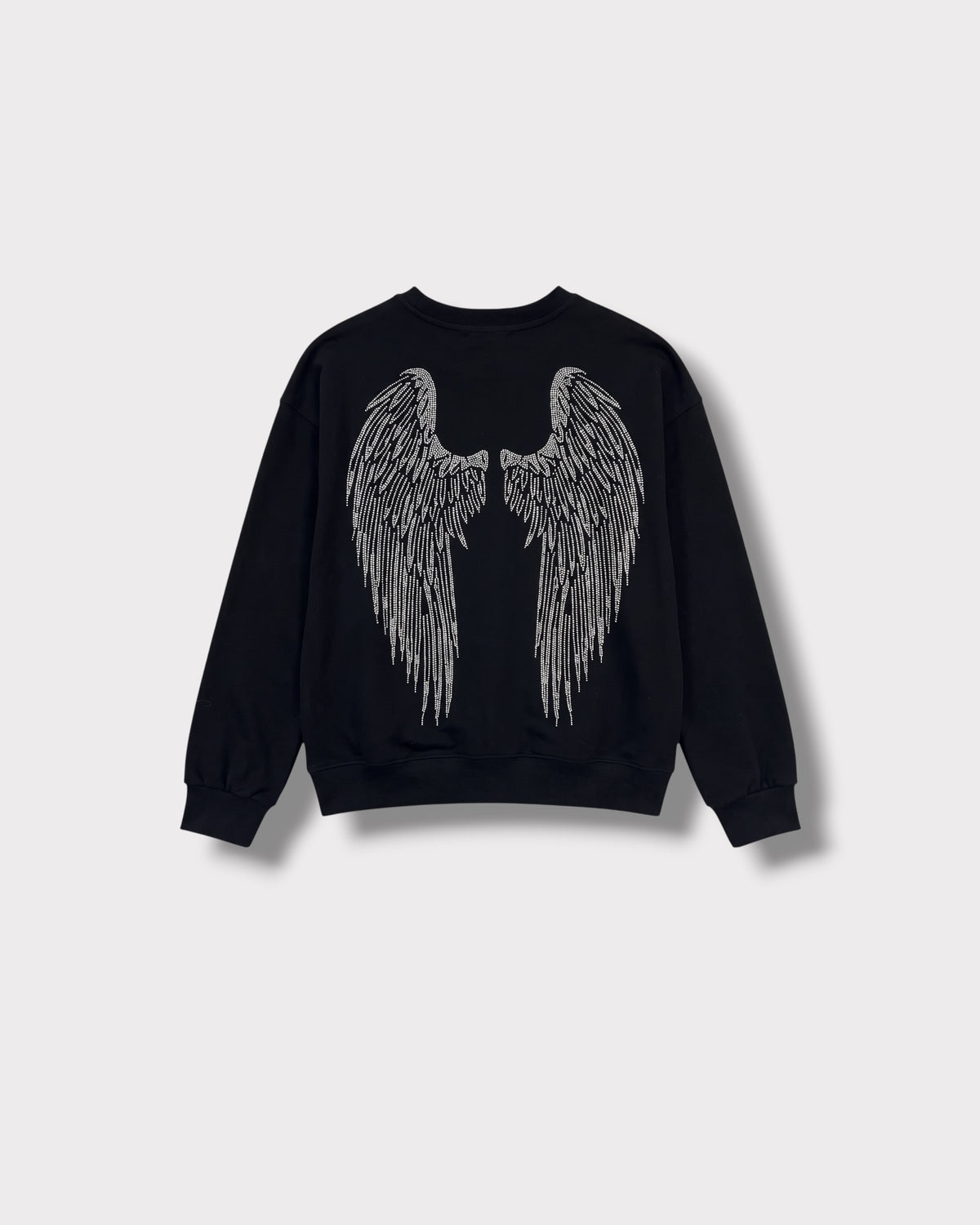 Sweat Angel noir — dos à plat