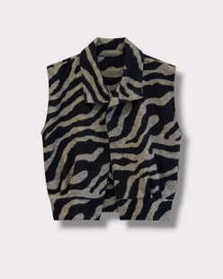 Gilet Apolline – Gris – face