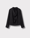 Blouse Aura Noir, vue de face