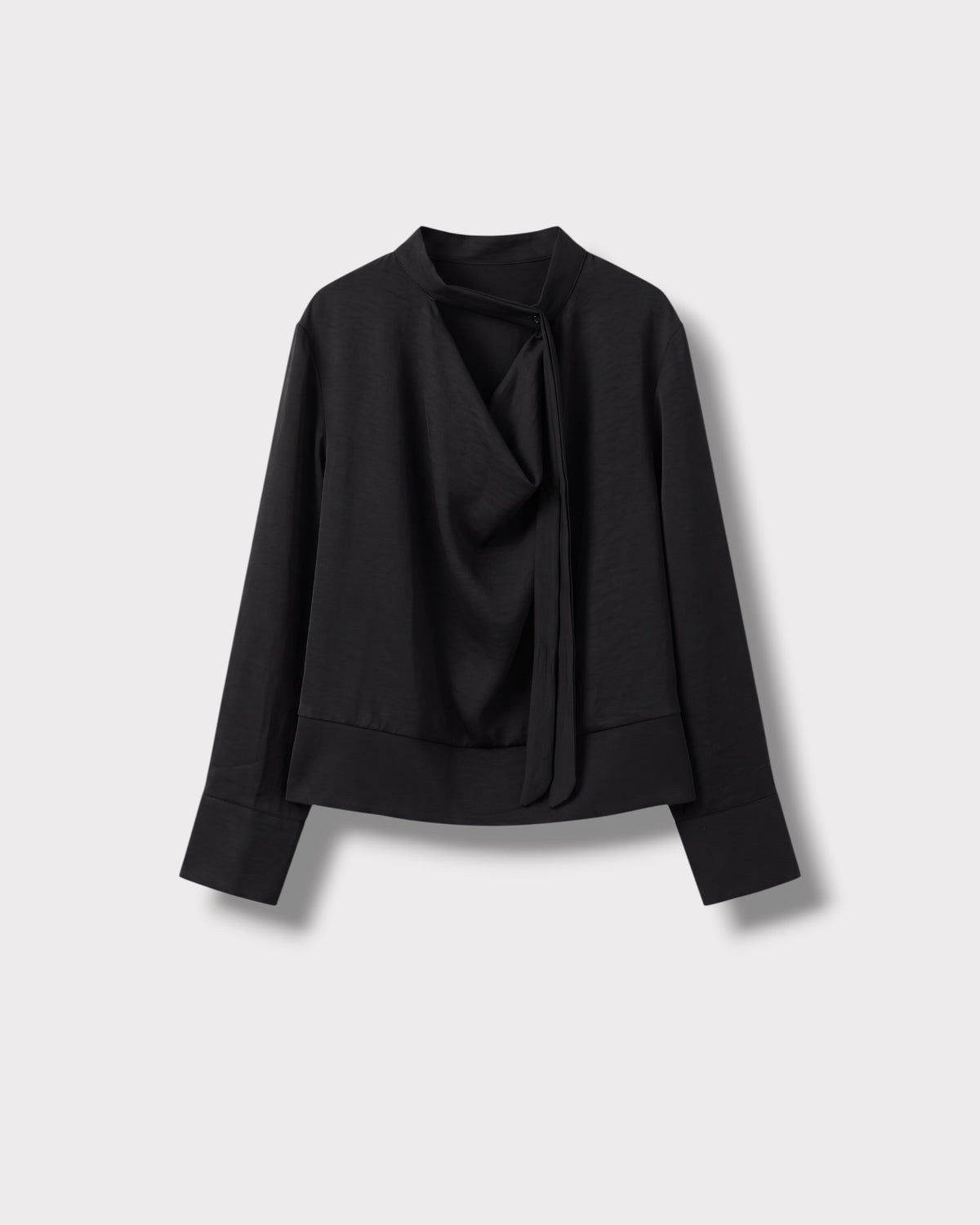 Blouse Aura Noir, vue de face