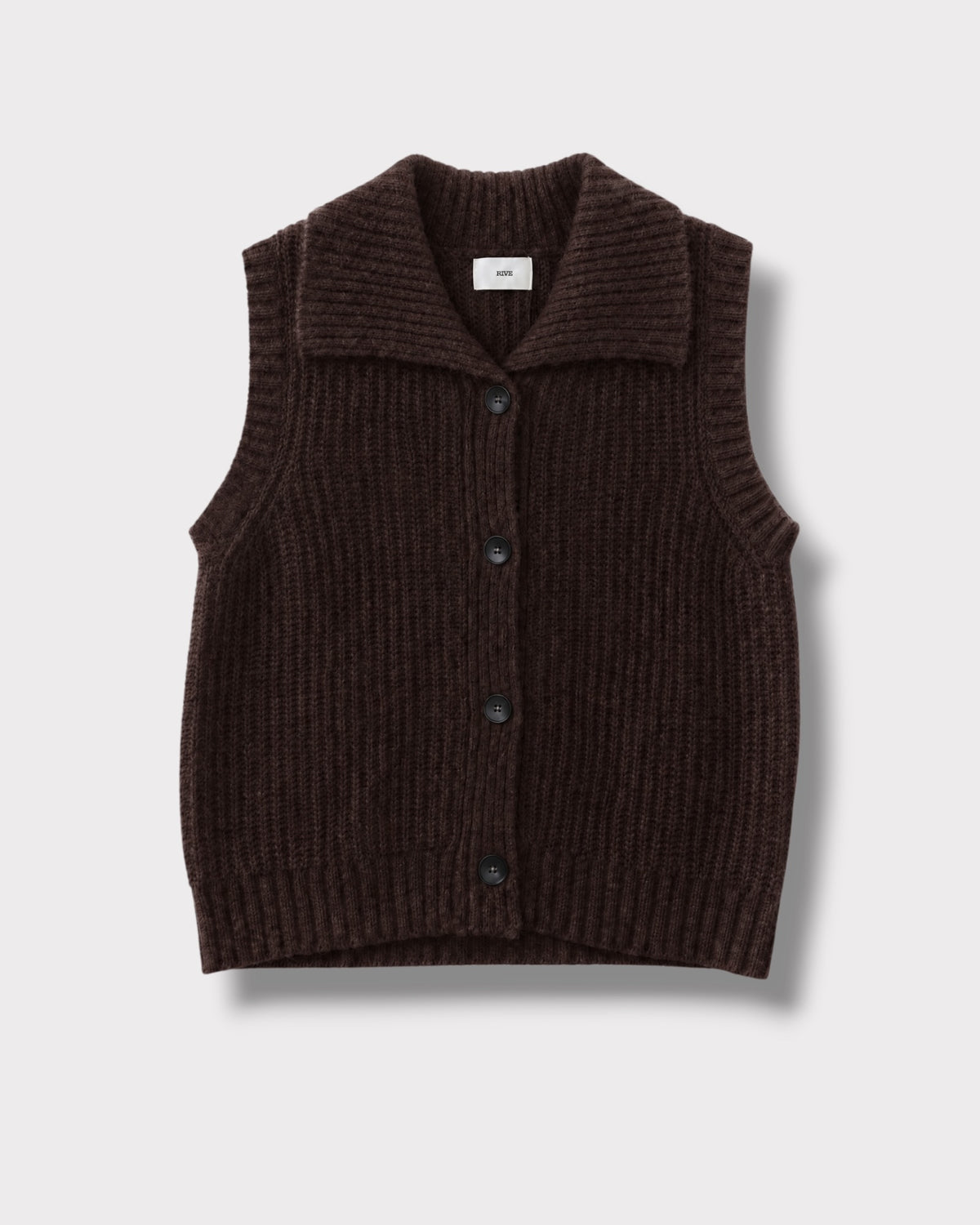 Gilet Axelle Choco moro, vue de face