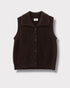 Gilet Axelle Choco moro, vue de face