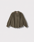 Blouse Vanessa kaki hunter — à plat