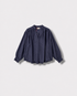 Blouse Vanessa marine notte — à plat