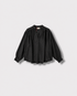 Blouse Vanessa noire — à plat