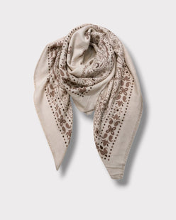 Foulard Diana écru — vue produit