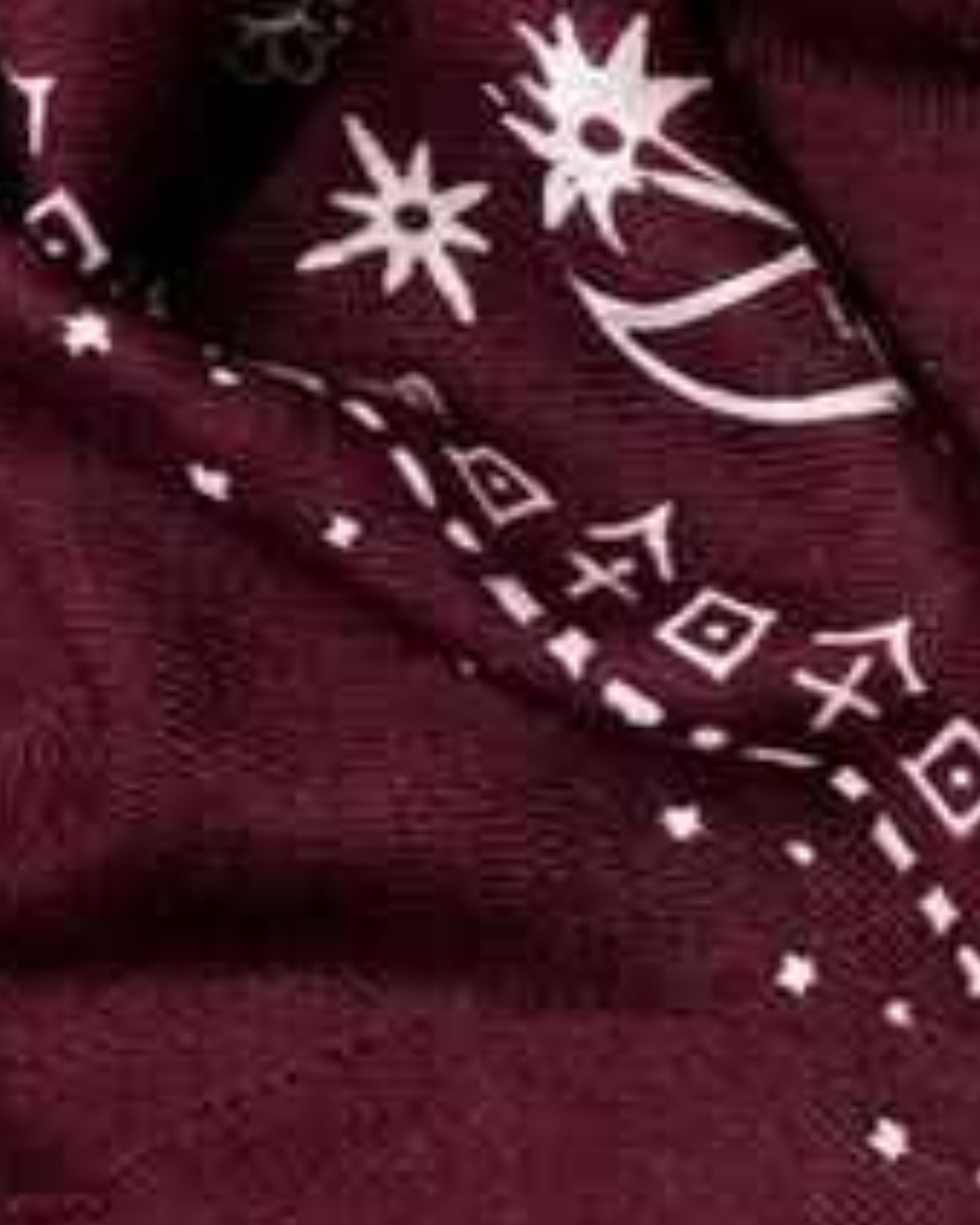 Foulard Diane Acaï — détail motif et matière