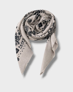 Foulard Diane taupe — vue produit