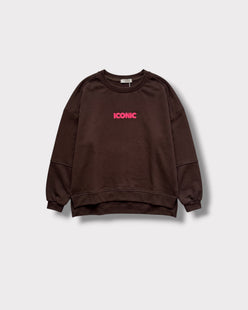 Sweat Flavie – Chocolat – face