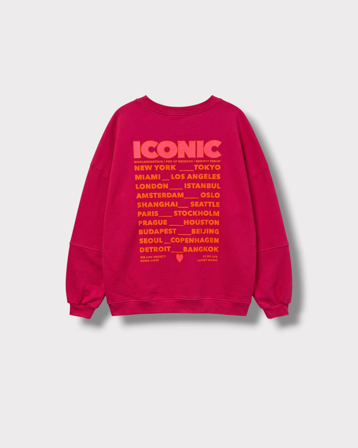 Sweat Flavie – Fuchsia – dos