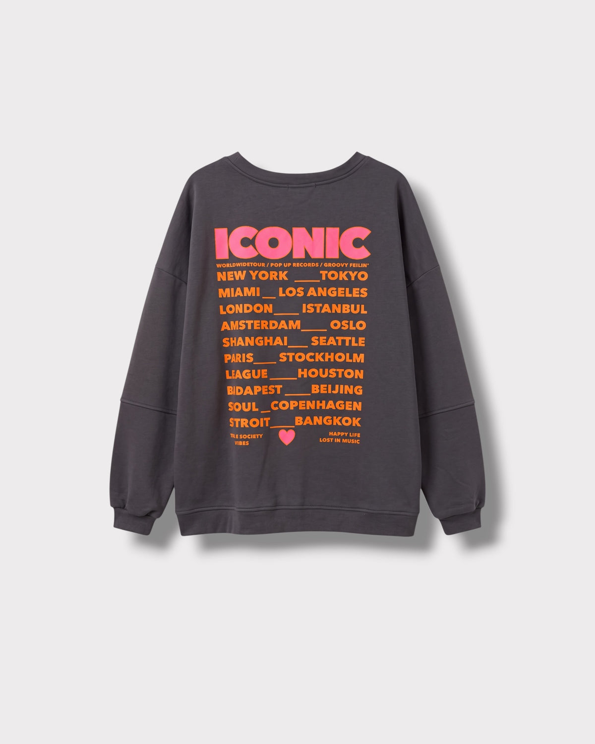 Sweat Flavie – Gris foncé – dos