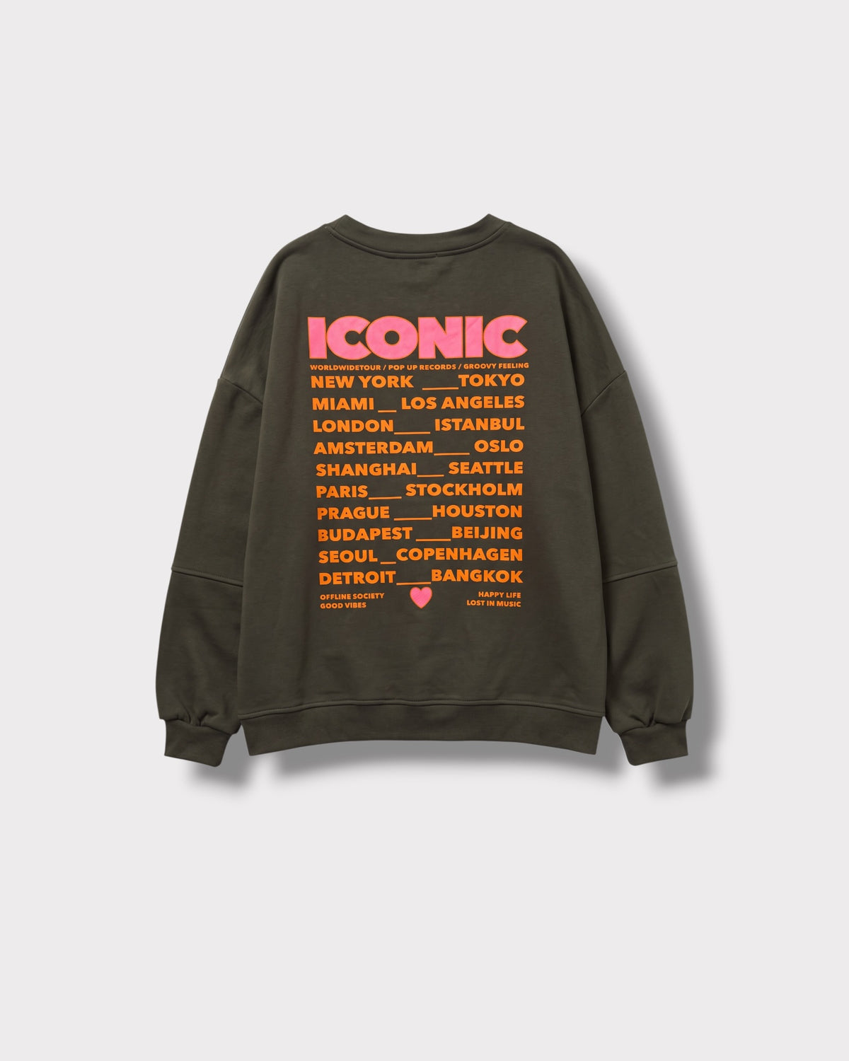 Sweat Flavie – Kaki – dos