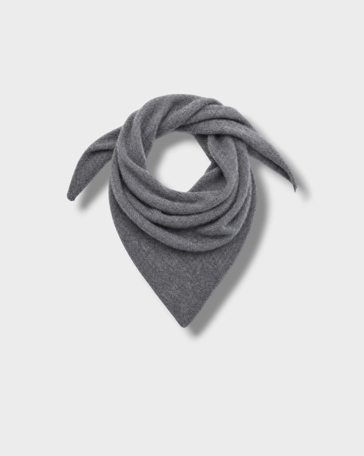 Foulard Ally anthracite à plat