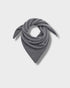 Foulard Ally anthracite à plat
