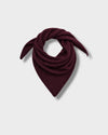 Foulard Ally bordeaux grenata à plat
