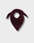 Foulard Ally bordeaux grenata à plat