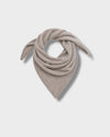 Foulard Ally taupe fango à plat