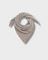 Foulard Ally taupe fango à plat