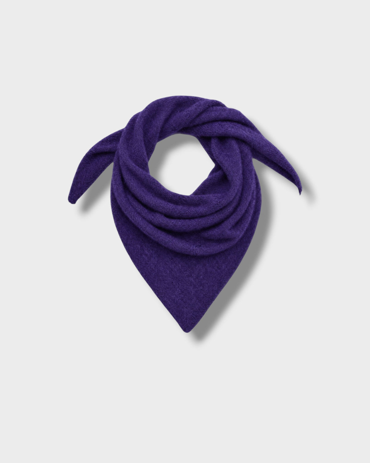Foulard Ally violet gothic à plat