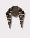 Foulard militaire Kaki militare à plat
