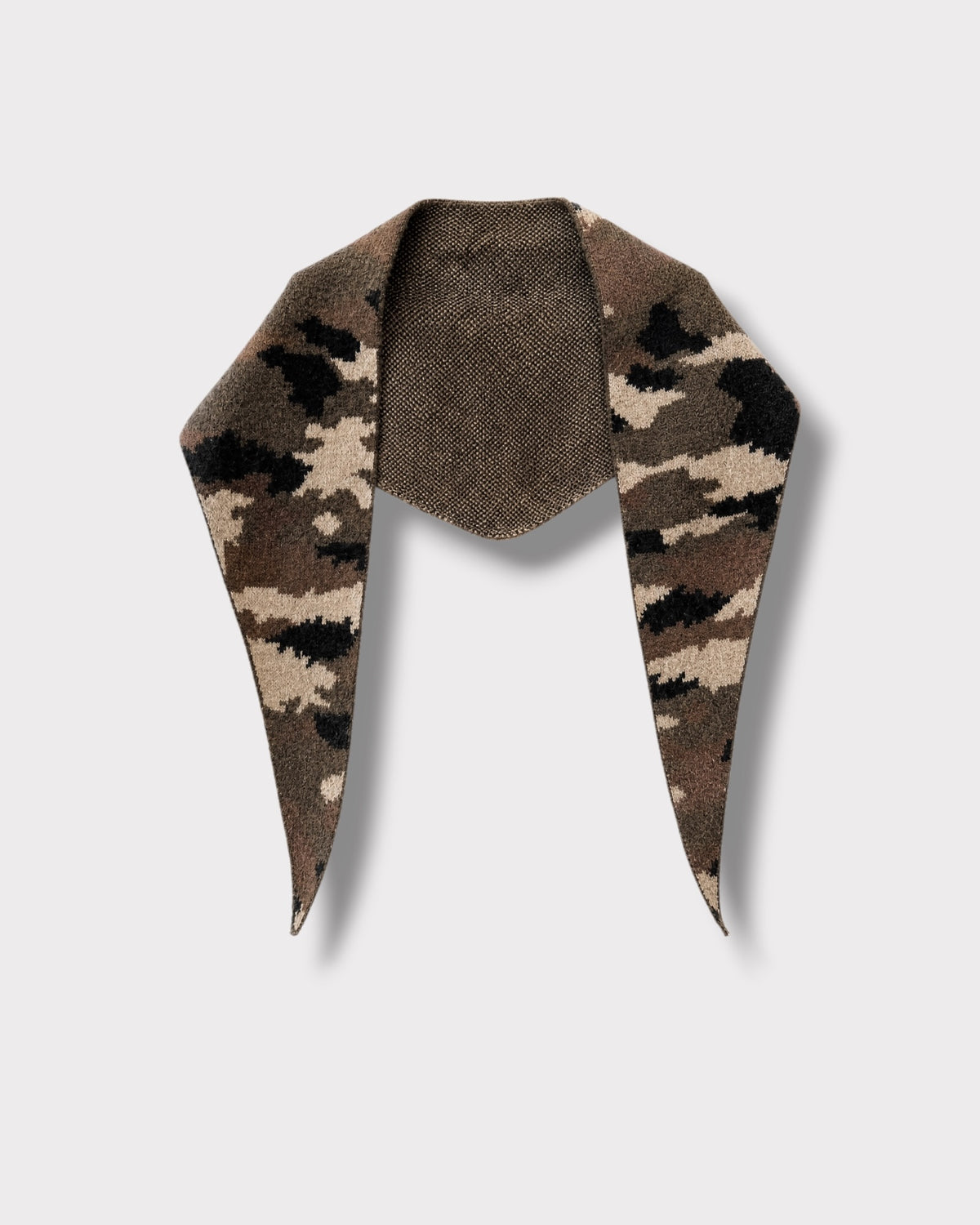 Foulard militaire Kaki militare à plat