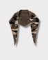 Foulard militaire Kaki militare à plat