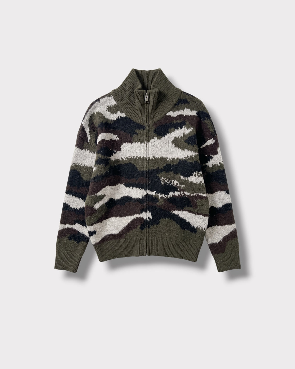 Gilet Militaire Kaki militare à plat