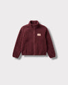 Blouson Ju bordeaux — à plat