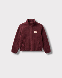 Blouson Ju bordeaux — à plat
