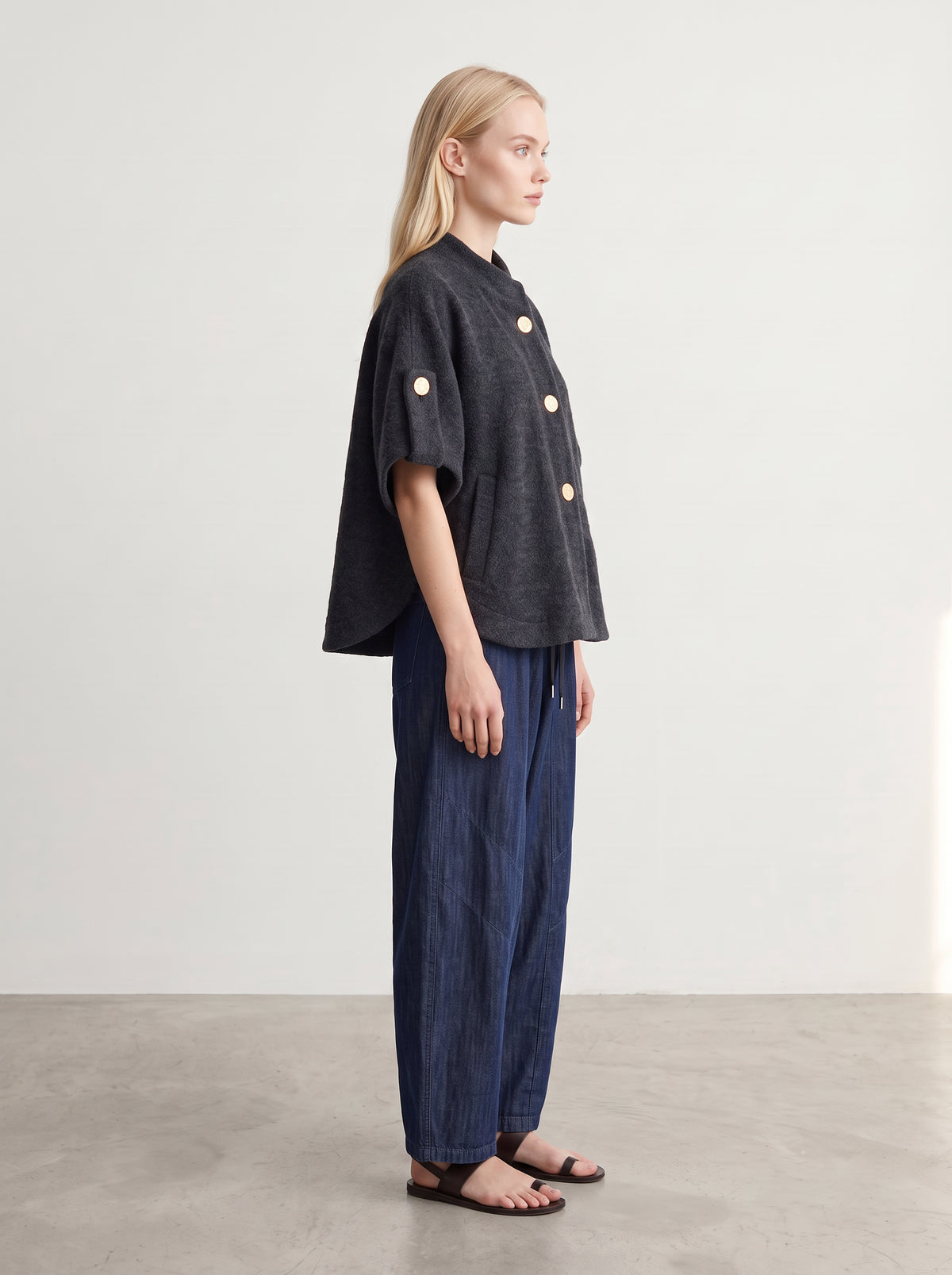 Veste Lison — noir profil