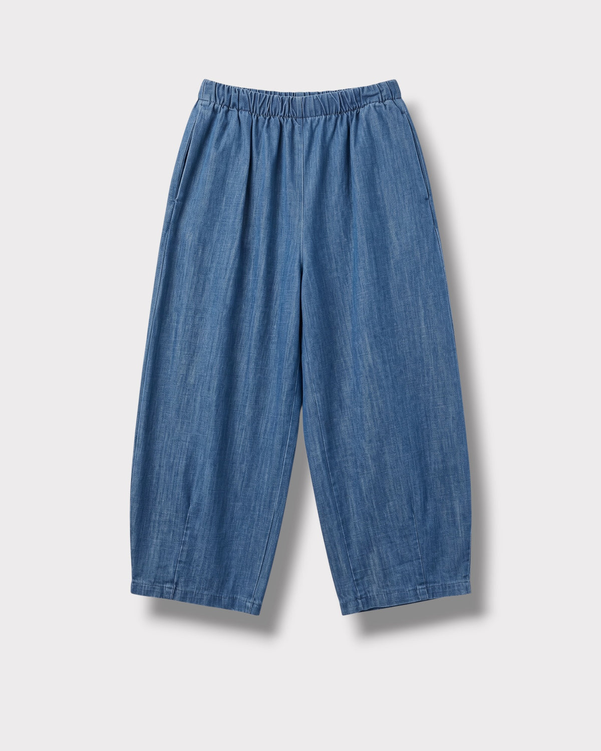 Pantalon Magic barrel denim medium à plat