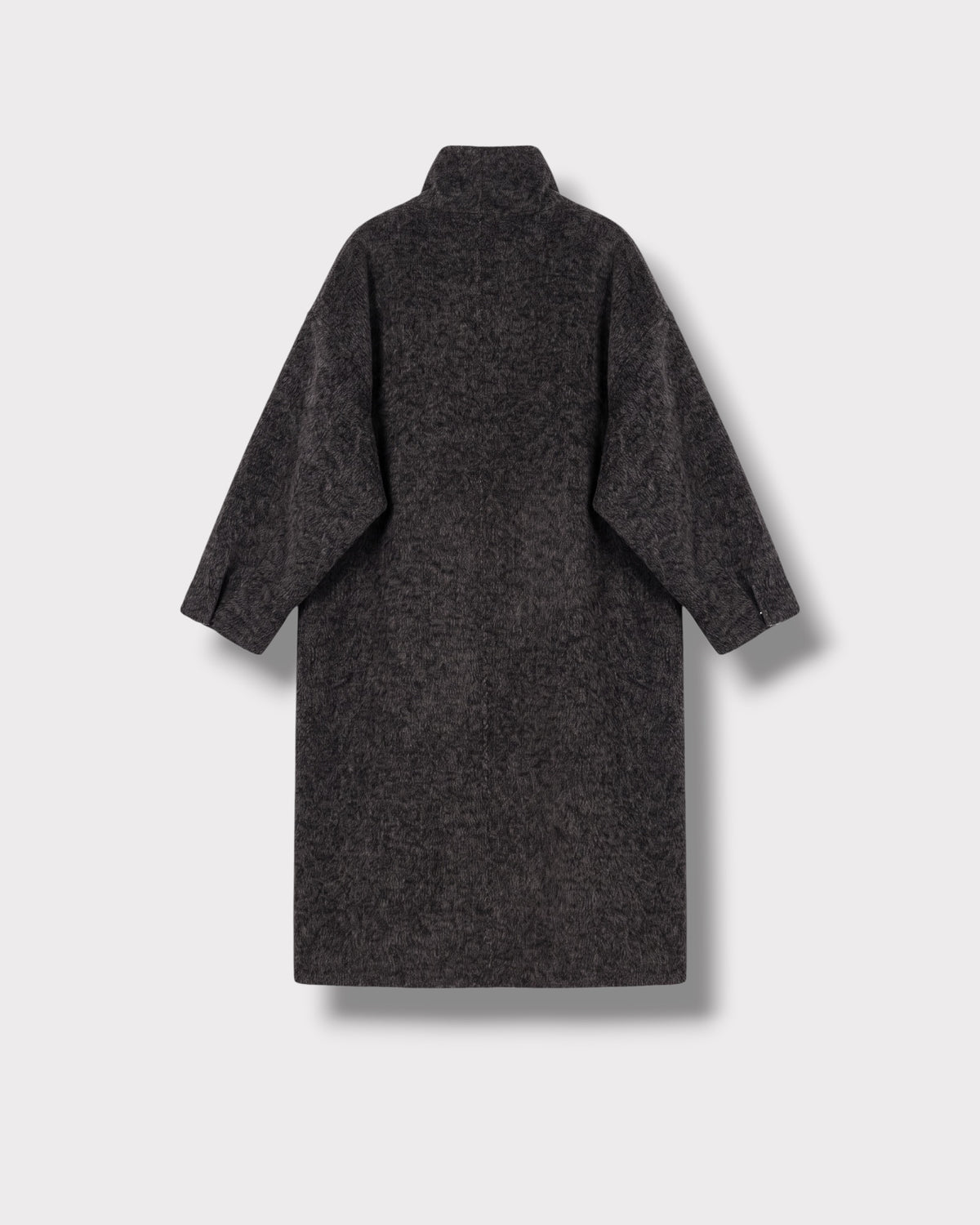 Manteau Aurelie anthracite — vue de dos à plat