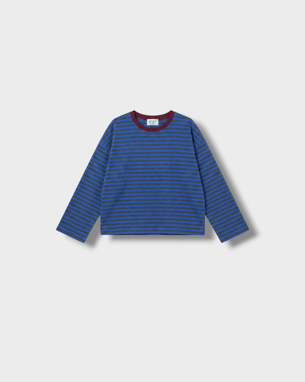 Marinière Violette bleu elettrico à plat
