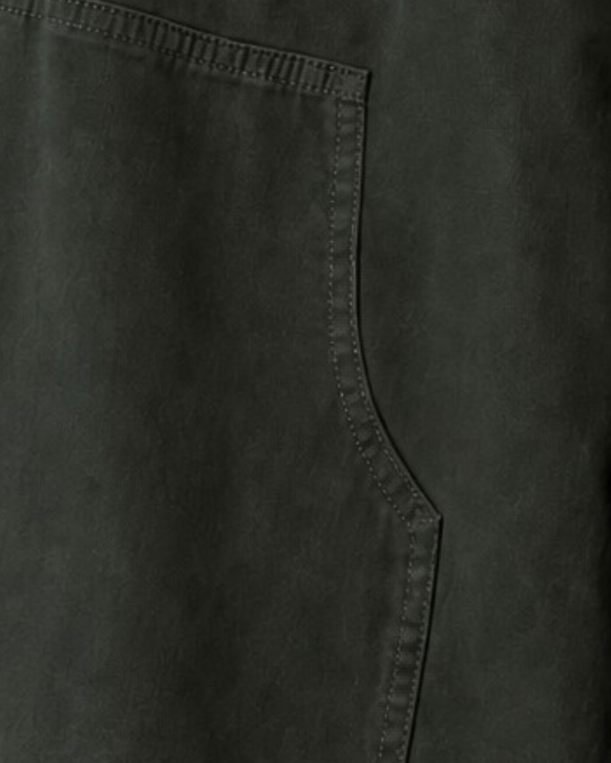 Détail des surpiqûres du pantalon Montréal kaki