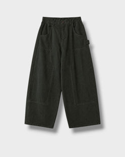 Pantalon Montréal kaki face à plat
