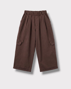 Pantalon Auguste cargo Choco moro — face