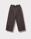 Pantalon Gaspard choco à plat