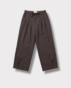 Pantalon Gaspard choco à plat