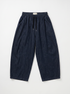 Pantalon Jacob en denim foncé, taille élastique et poches