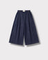 Pantalon palazzo Dark denim à plat