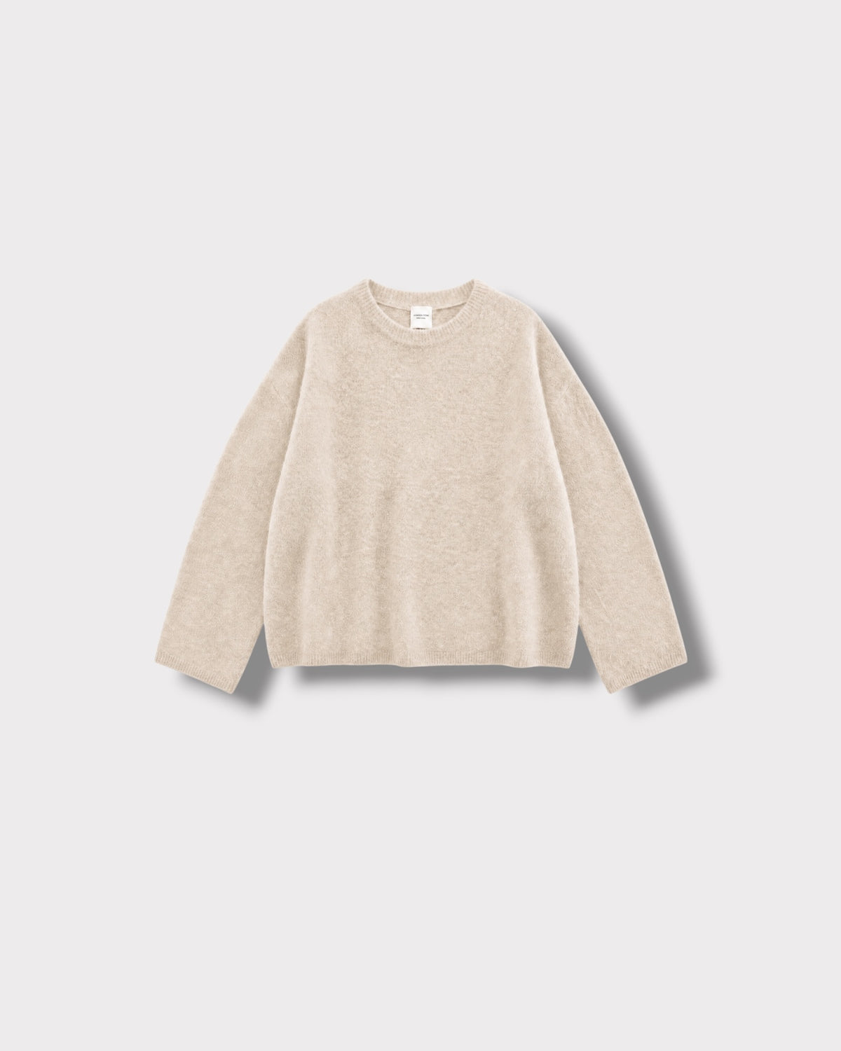 Pull Paquita Beige cachemire, vue de face