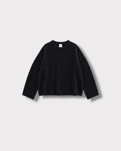 Pull Paquita Noir, vue de face